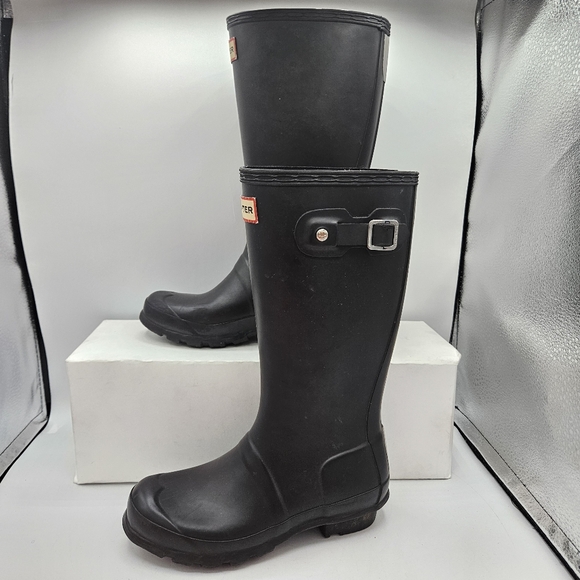 Hunter original nebula rain boots size 3 black - Picture 2 of 15